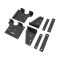 For 2020-2024 Chevrolet Silverado 2500 HD Gooseneck Fifth Wheel Underbed Custom Fit Brackets For Outboard Rails (For 6-1/2' and 8 foot Bed, w/o Factory Puck System Models) By Reese For 2020-2024 Chevrolet Silverado 2500 HD Gooseneck Fifth Wheel Underbed Custom Fit Brackets For Outboard Rails (For 6-1/2' and 8 foot Bed, w/o Factory Puck System Models) By Reese