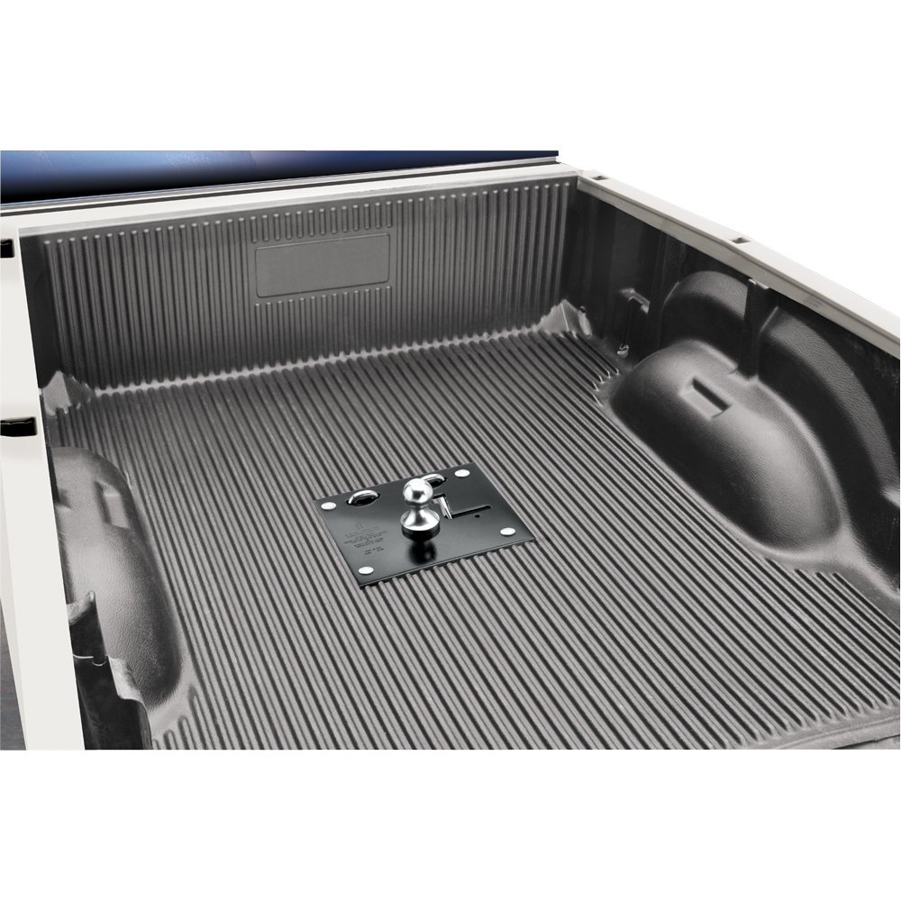 For 2001-2006 Chevrolet Silverado 1500 HD Fold Down Plate Underbed Gooseneck Hitch System (For All Styles, w/o Factory Puck System Models) By Draw-Tite For 2001-2006 Chevrolet Silverado 1500 HD Fold Down Plate Underbed Gooseneck Hitch System (For All Styles, w/o Factory Puck System Models) By Draw-Tite