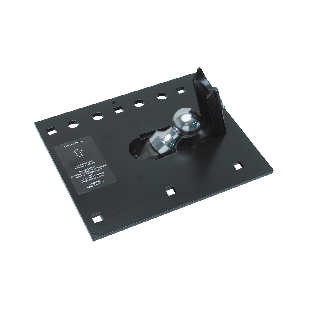 For 2015-2023 Ford F-150 Fold Down Plate Underbed Gooseneck Hitch System (Excludes: Raptor, w/o Factory Puck System Models) By Draw-Tite For 2015-2023 Ford F-150 Fold Down Plate Underbed Gooseneck Hitch System (Excludes: Raptor, w/o Factory Puck System Models) By Draw-Tite