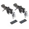 83660 83660 3442 3442 Reese Reese Dual Friction Sway Control Kit 2 Weld On Sway Control Tabs Includes Ball Plate Hardware Ball and Sway Control Bracket Reese Dual Friction Sway Control Kit w/ 2 Weld On Sway Control Tabs Includes Ball Plate Hardware Ball and Sway Control Bracket