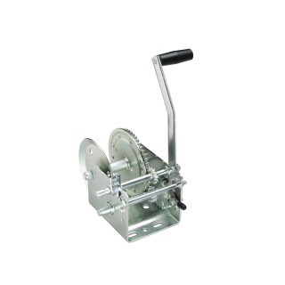 142412 Fulton Boat Trailer Winch Two-Speed 2600 lbs. Capacity Fulton 2-Speed Heavy Duty Trailer Winch 2,600 Lbs. 10" Manual Handle Crank Strap or Rope Marine Sale Boat Tuck SUV