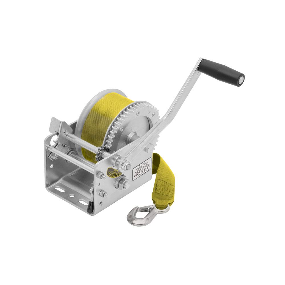 Fulton 2-Speed Heavy Duty Trailer Winch 3,200 Lbs. w/20 ft ...