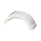 Impact resistant HDPE fenders with fender skirt for single-axle trailers, 13 inch wheels