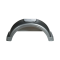 HDPE Impact Resistant Trailer Fender with Built-in Skirt High density polyethylene fender for single-axle trailers, impact and scratch proof, for 13 inch wheels.