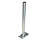 23.5-inch Trailer Jack Post with 18-inch Rack and Footplate Trailer jack post with a 23.5-inch length, 18-inch rack, and disc footplate
