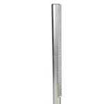 23.5-inch Trailer Jack Post with 18-inch Rack and Footplate Trailer jack post with a 23.5-inch length, 18-inch rack, and disc footplate