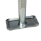 23.5-inch Trailer Jack Post with 18-inch Rack and Footplate Trailer jack post with a 23.5-inch length, 18-inch rack, and disc footplate