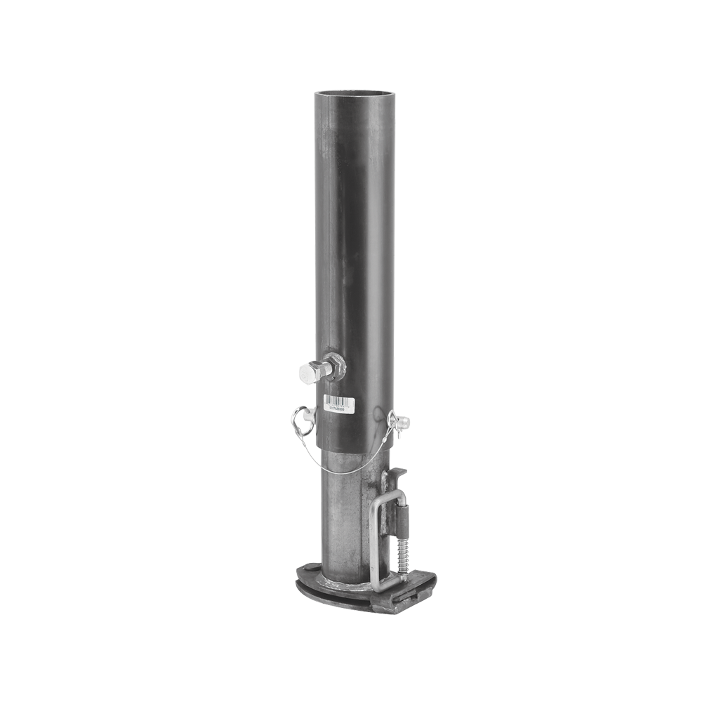 Heavy Duty Coupler with 8 Inch Adjustment and 25,000 lbs Capacity Heavy duty trailer coupler with raw finish and 8 inch adjustment feature