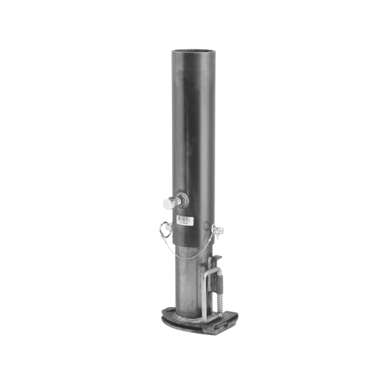 Heavy Duty Coupler with 8 Inch Adjustment and 25,000 lbs Capacity Heavy duty trailer coupler with raw finish and 8 inch adjustment feature