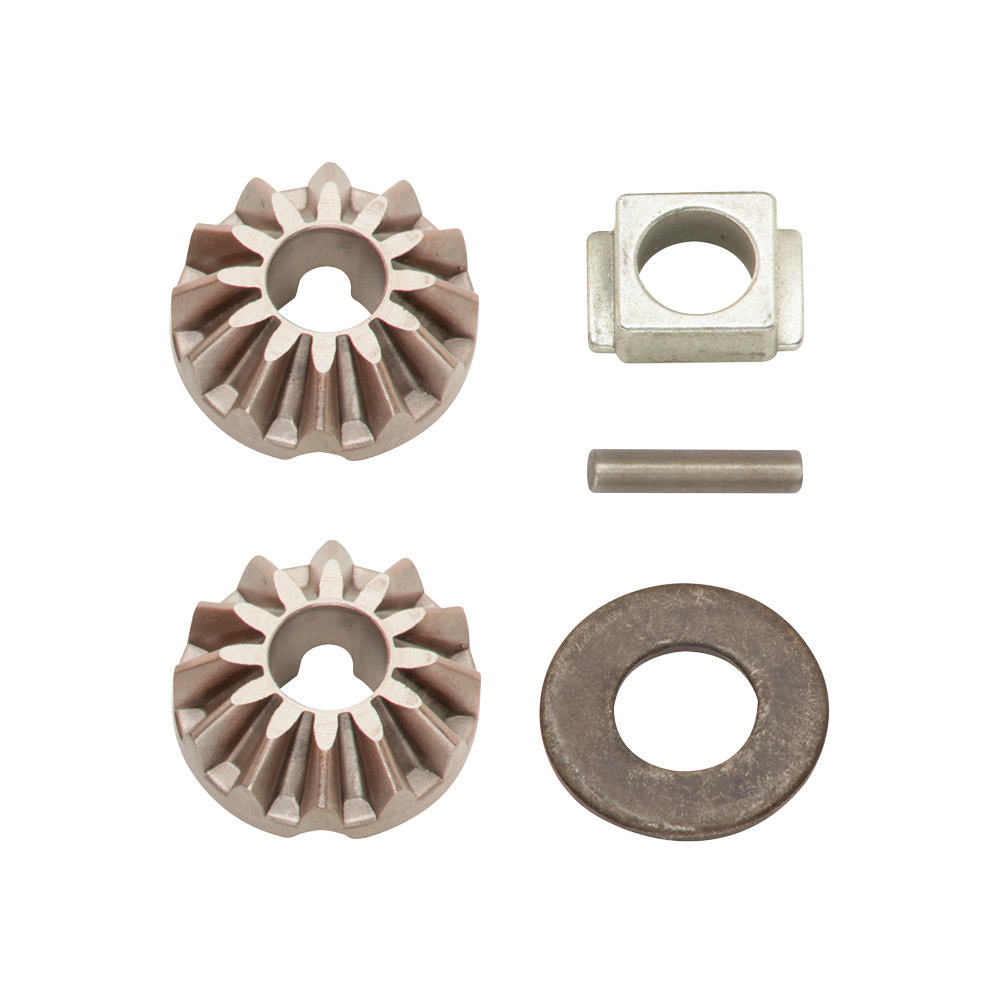 Fulton Marine Jack Bevel Gear Replacement Kit Components Replacement kit with gears, roll pins, washers, handle bushing for Fulton marine jacks