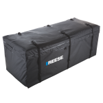 REESE Zion Hitch-mounted 20-cu ft Waterproof Cargo Bag REESE Zion black waterproof hitch-mounted cargo bag on 60x24 carrier