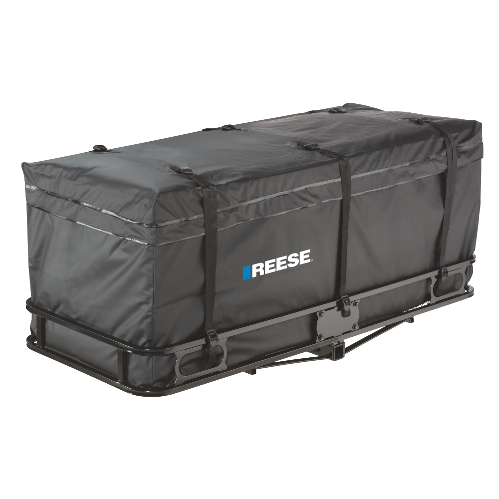 REESE Zion Hitch-mounted 20-cu ft Waterproof Cargo Bag REESE Zion black waterproof hitch-mounted cargo bag on 60x24 carrier