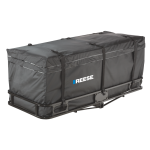REESE Zion Hitch-mounted 20-cu ft Waterproof Cargo Bag REESE Zion black waterproof hitch-mounted cargo bag on 60x24 carrier