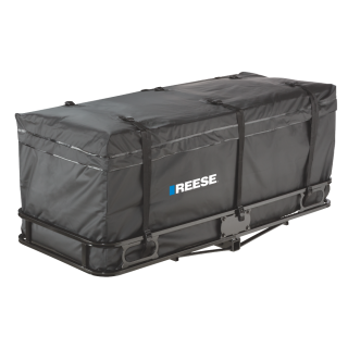 REESE Zion Hitch-mounted 20-cu ft Waterproof Cargo Bag REESE Zion black waterproof hitch-mounted cargo bag on 60x24 carrier