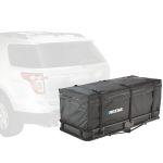 REESE Zion Hitch-mounted 20-cu ft Waterproof Cargo Bag REESE Zion black waterproof hitch-mounted cargo bag on 60x24 carrier