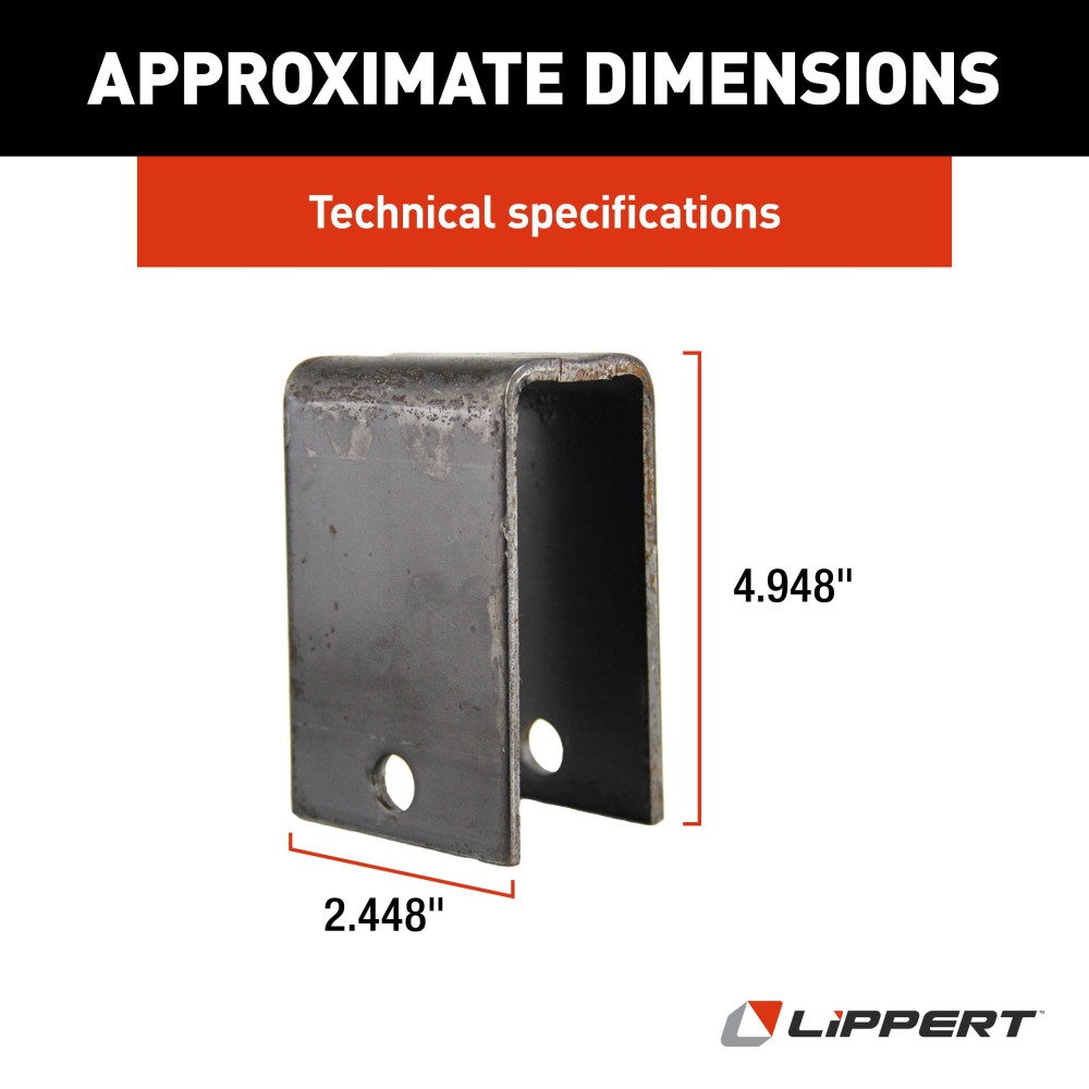 Lippert Axle Hanger for RV Trailer Suspension Replacement Lippert Axle Hanger perfect for RV trailer suspension systems