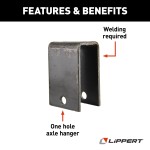 Lippert Axle Hanger for RV Trailer Suspension Replacement Lippert Axle Hanger perfect for RV trailer suspension systems