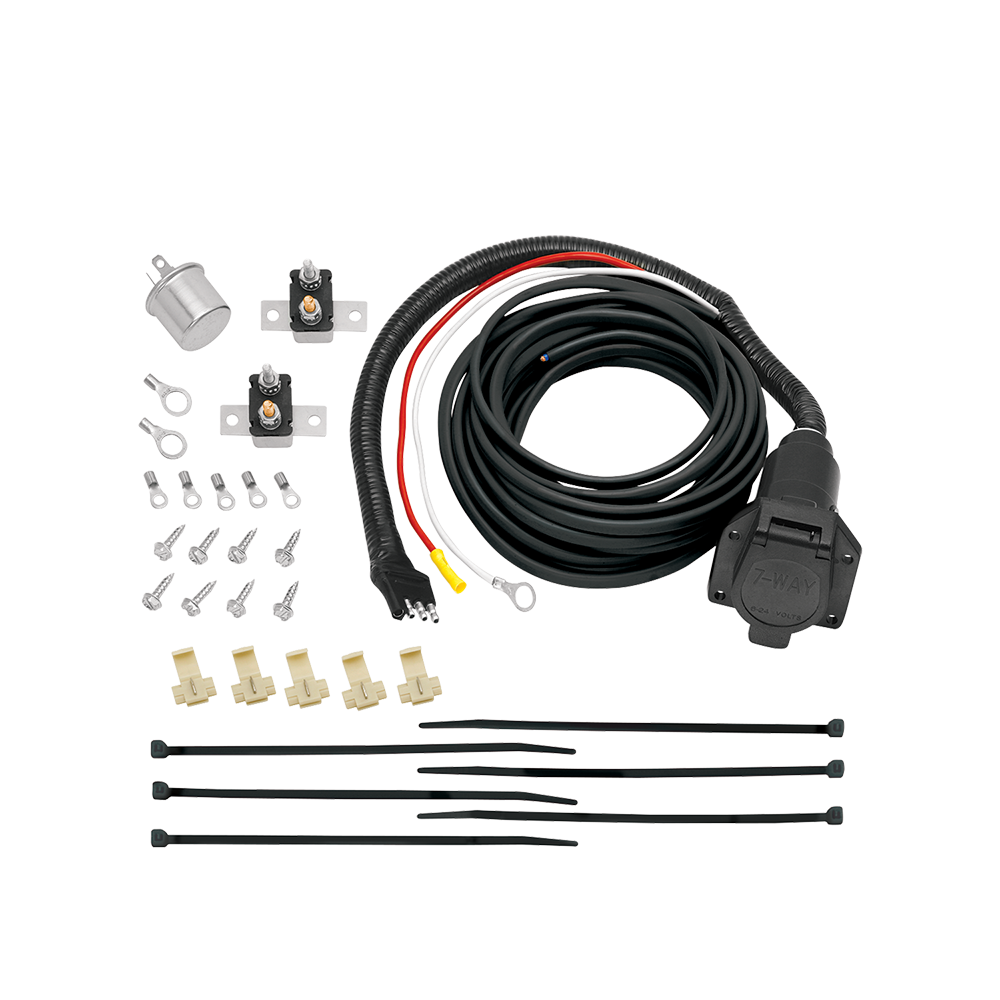 Complete Brake Mate Kit with 7-Way Connector and Accessories Brake Mate Kit featuring 7-way connector, flasher, and installation parts
