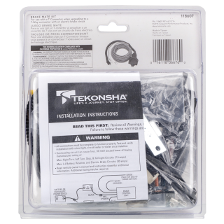 Complete Brake Mate Kit with 7-Way Connector and Accessories Brake Mate Kit featuring 7-way connector, flasher, and installation parts
