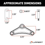 Lippert Replacement Trailer Axle AP Kit Components Lippert replacement trailer axle AP kit with exact-match components for suspension repair.