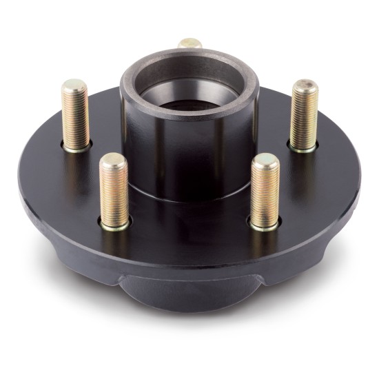 Lippert Durable Iron Idler Hub for 3,500-lb Axles Lippert idler hub for 3500-lb axle, 5 on 4.5 bolt pattern, made of durable iron