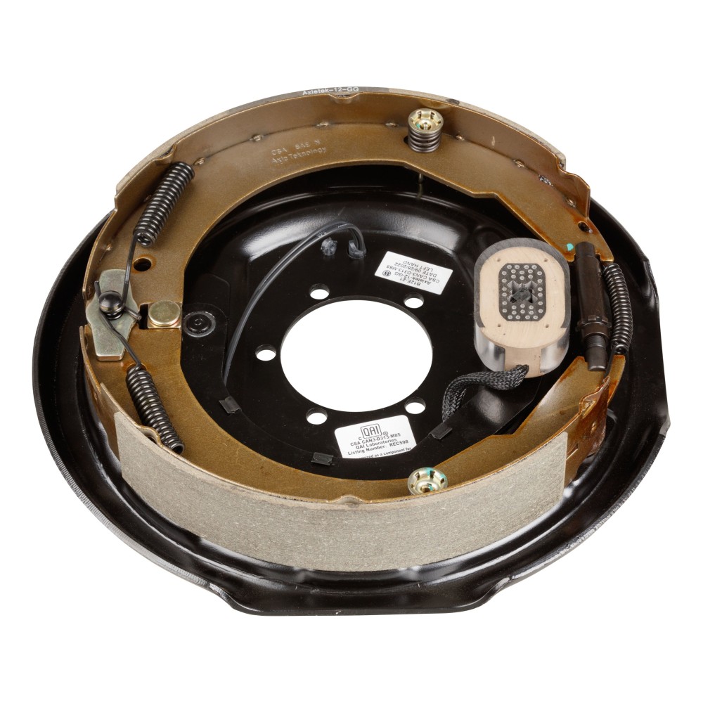 Lippert 12x2 Inch Left Hand Replacement Electric Brake Assembly Lippert replacement left hand electric brake assembly for RVs, 12x2 inch