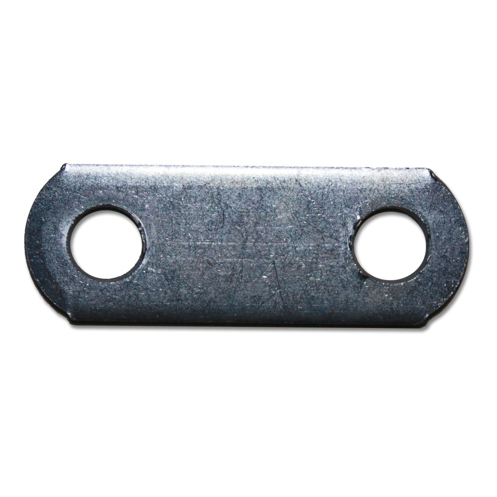 Standard Shackle Link with Zinc Finish, 2.25 Inch Width Standard shackle link, 2.25 inch center hole width, zinc finish