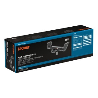 CURT Multi-Fit Trailer Hitch, versatile design, 3500 lbs weight capacity, adjustable frame, fits multiple vehicles