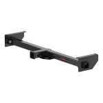 CURT RV Trailer Hitch with Adjustable Design and Durable Finish CURT RV hitch mounted on an RV, showcasing a gloss black finish for towing.