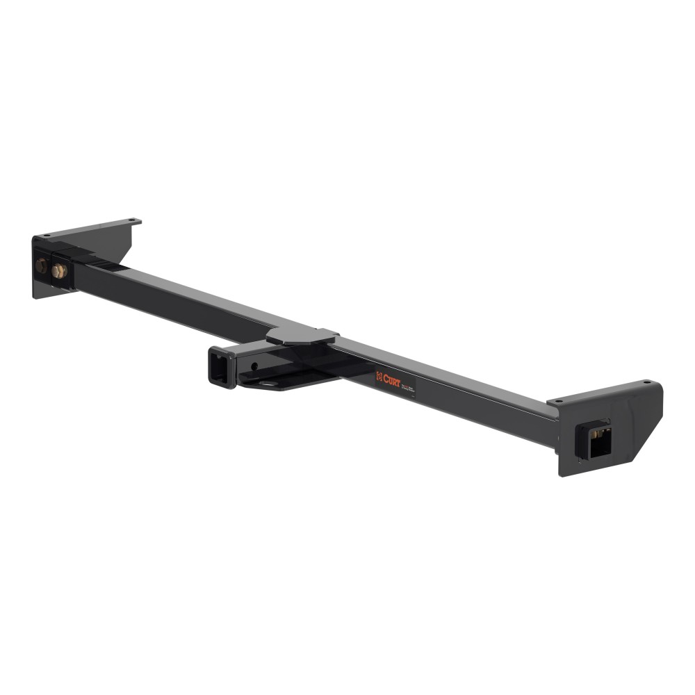 Durable CURT RV Trailer Hitch with Adjustable Frame Mount Design CURT RV trailer hitch mounted on RV, supports 5,000 lbs towing, fits 22-66 inch frames