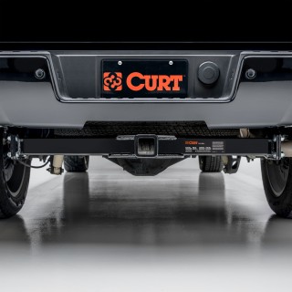 CURT Multi-Fit Class 3 Trailer Hitch for Full-Size Trucks CURT class 3 multi-fit trailer hitch compatible with Chevrolet, Dodge, Ford, GMC, and Ram trucks.