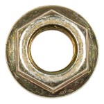 Lippert hex flange nut with 3/8 inch-24 threading, for axle systems