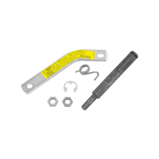 Gooseneck Kit GN24 including torsion spring, locking shaft, and handle for coupler repair