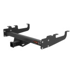 CURT Multi-Fit Trailer Hitch with 15,000 lbs Capacity CURT multi-fit trailer hitch on a truck, rated for 15,000 lbs with 2 inch receiver