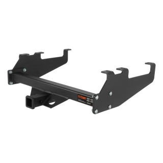 CURT multi-fit trailer hitch providing versatile towing, fits various vehicles, 15,000 lbs capacity, durable finish