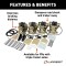 Lippert Center Point Air-Ride Suspension System for RV Lippert Center Point air-ride suspension system for triple axle trailers