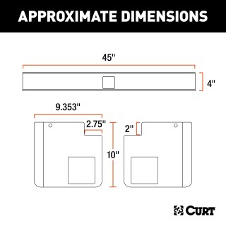 CURT Weld On High-Capacity Trailer Hitch Receiver for Trucks CURT weld on trailer hitch receiver with 2-inch receiver and adjustable frame, ideal for full-size trucks and SUVs.