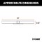 High-Capacity CURT Weld-On Trailer Hitch Receiver - 2-1/2 Inch CURT weld-on trailer hitch receiver for trucks, 16,000 lbs GTW, 2-1/2-inch receiver, high-strength steel construction