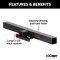 High-Capacity CURT Weld-On Trailer Hitch Receiver - 2-1/2 Inch CURT weld-on trailer hitch receiver for trucks, 16,000 lbs GTW, 2-1/2-inch receiver, high-strength steel construction