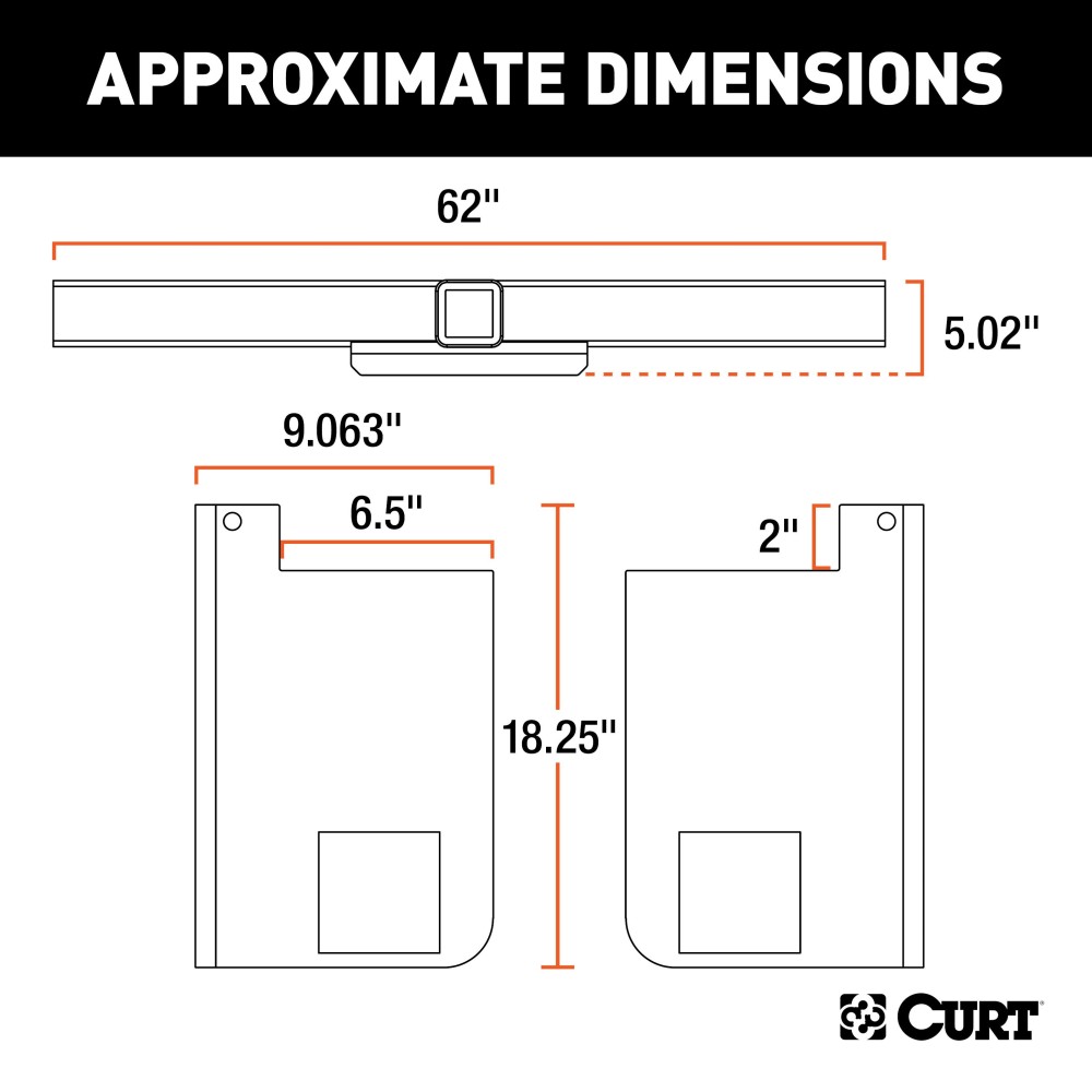 CURT Weld On Trailer Hitch Receiver with Adjustable Installation CURT weld on trailer hitch with 2-1/2 inch receiver, adjustable installation for trucks and SUVs