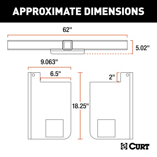 CURT Weld On Trailer Hitch Receiver with Adjustable Installation CURT weld on trailer hitch with 2-1/2 inch receiver, adjustable installation for trucks and SUVs