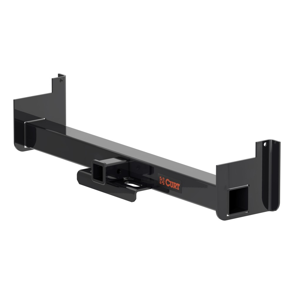 CURT Weld On Trailer Hitch Receiver with 2-Inch Hitch Size CURT weld on trailer hitch for full-size trucks and SUVs with a 2-inch receiver and 9-inch drop, rated for 16,000 lbs.
