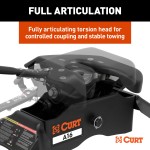 CURT A16 16K Quiet 5th Wheel Hitch with S20 Slider CURT A16 5th wheel hitch with S20 slider for quiet, secure towing