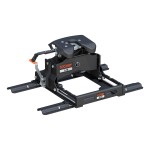 CURT A16 5th Wheel Hitch and S20 Slider for Towing Stability CURT A16 5th wheel hitch with S20 slider ensuring smooth, quiet, and powerful towing of up to 16,000 lbs.