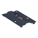 CURT 5th Wheel to Gooseneck Adapter Plate with 25,000 lbs Capacity CURT gooseneck adapter plate for 5th wheel setup, black carbide finish, 2-5/16" ball, for versatile trailer towing