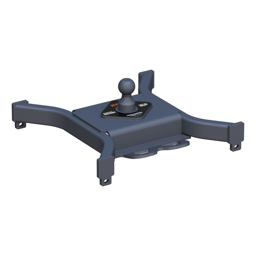 CURT 5th Wheel Gooseneck Adapter with 30K GTW Capacity CURT 5th Wheel Gooseneck Adapter Plate with ball hitch for versatile towing.