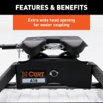 CURT A16 5th wheel hitch with durability, stability and noise reduction features.