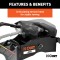CURT A20 5th Wheel Hitch for Smooth Quieter Towing Experience CURT A20 5th wheel hitch with patented cast yoke and black carbide finish