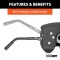 CURT A20 5th Wheel Hitch for Smooth Quieter Towing Experience CURT A20 5th wheel hitch with patented cast yoke and black carbide finish