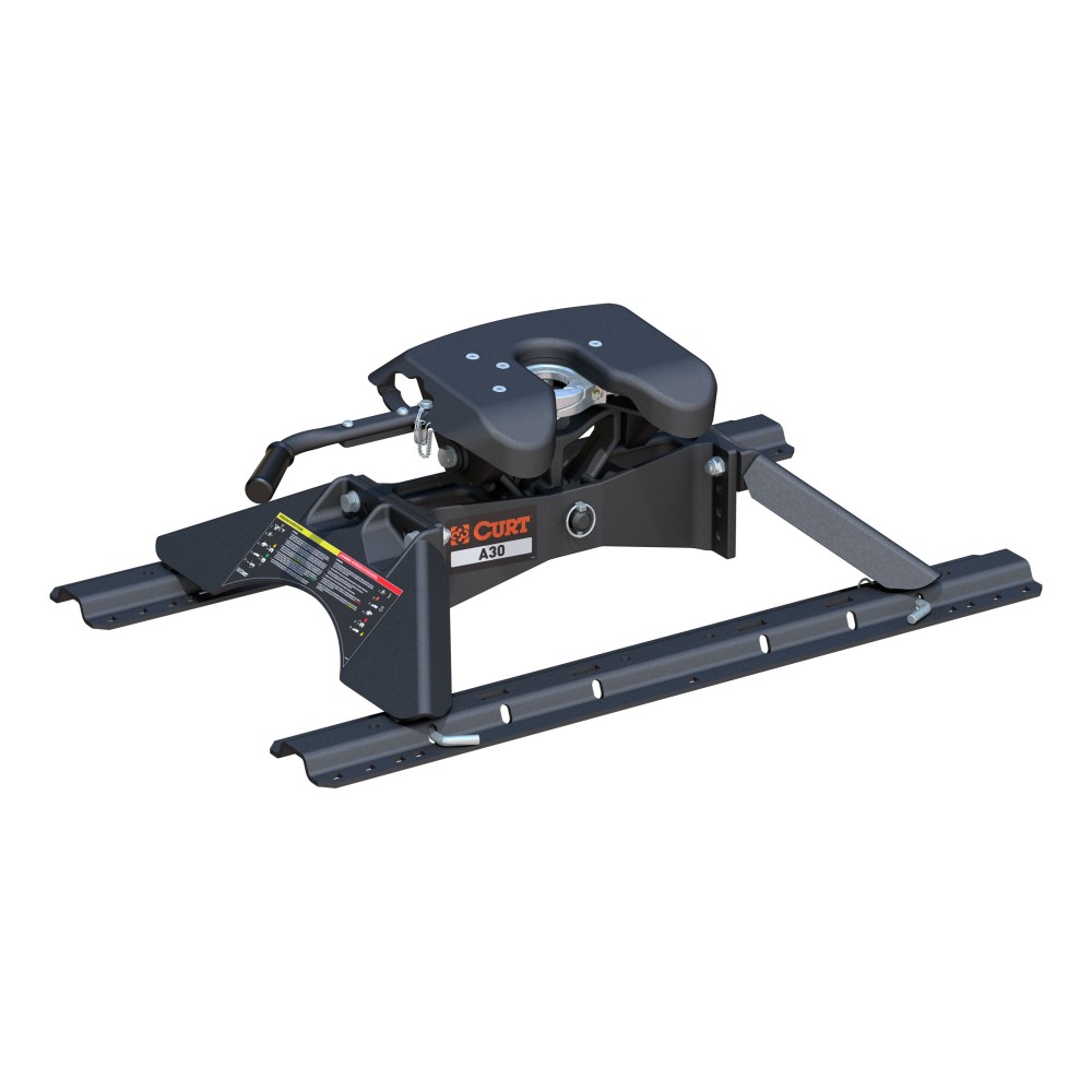 CURT A30 5th Wheel Hitch - Smoother and Quieter Towing CURT A30 5th wheel hitch offering 30,000 lbs capacity with advanced technology